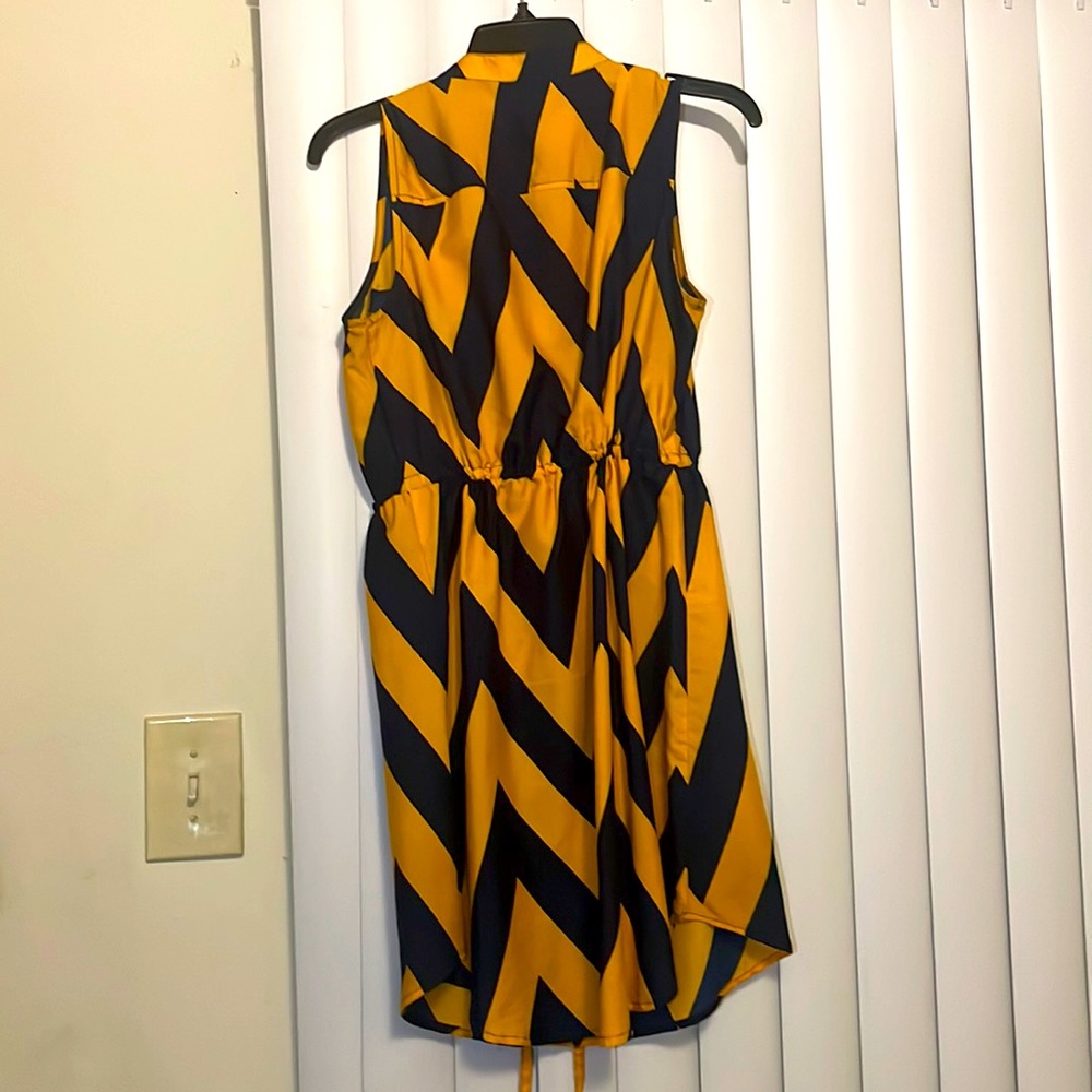 Pretty yellow and orange dress